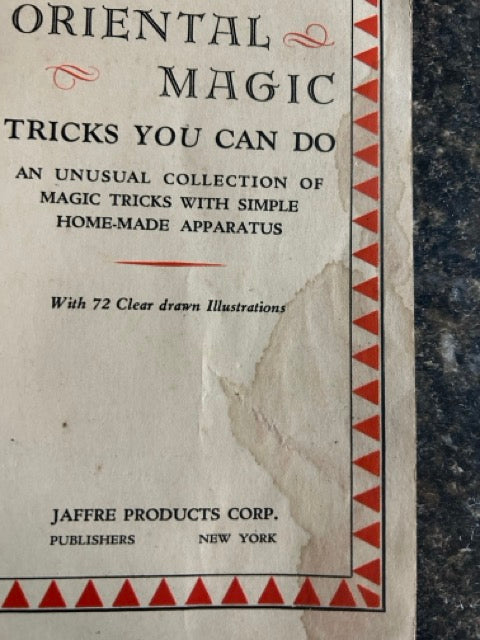 Oriental Magic Tricks You Can Do - Jaffre Products