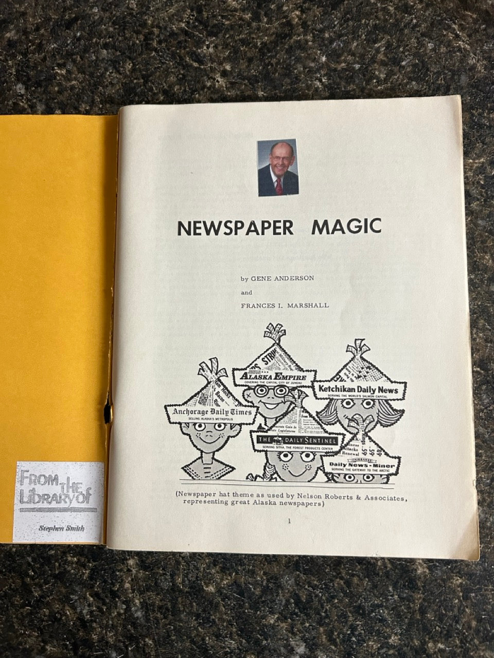 Newspaper Magic - Gene Anderson & Frances Marshall