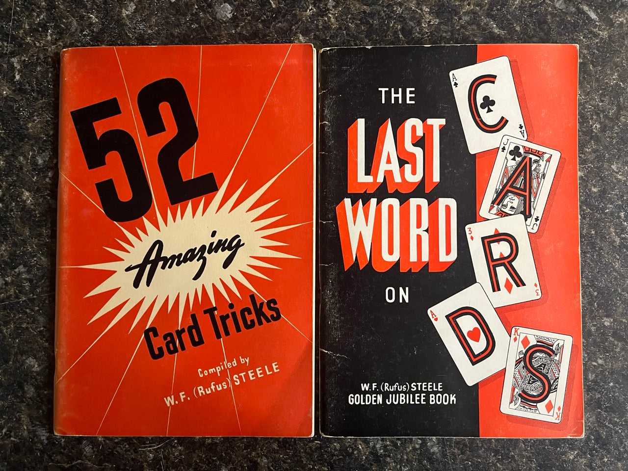 2 Rufus Steele Card Booklets