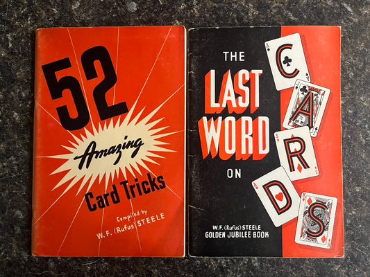 2 Rufus Steele Card Booklets