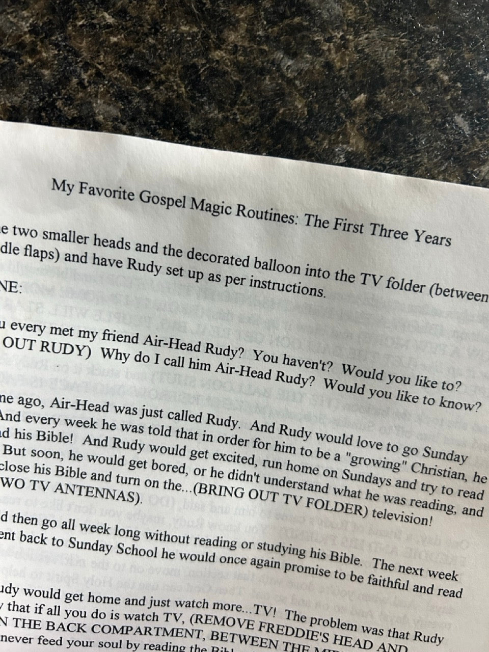 My Favorite Gospel Magic Routines: The First Three Years - Steve Taylor
