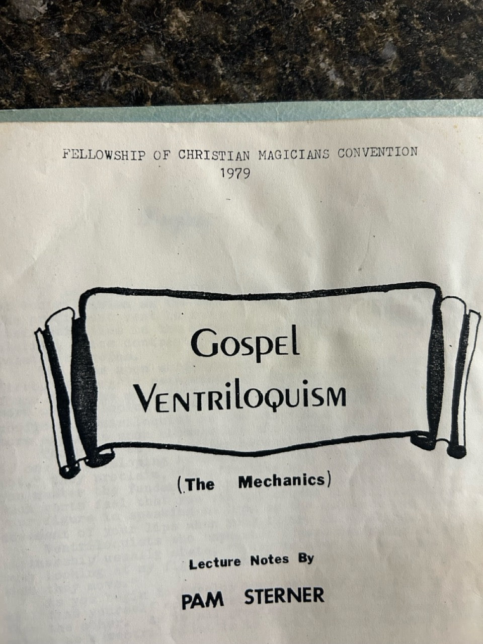 Gospel Ventriloquism - Pam Sterner