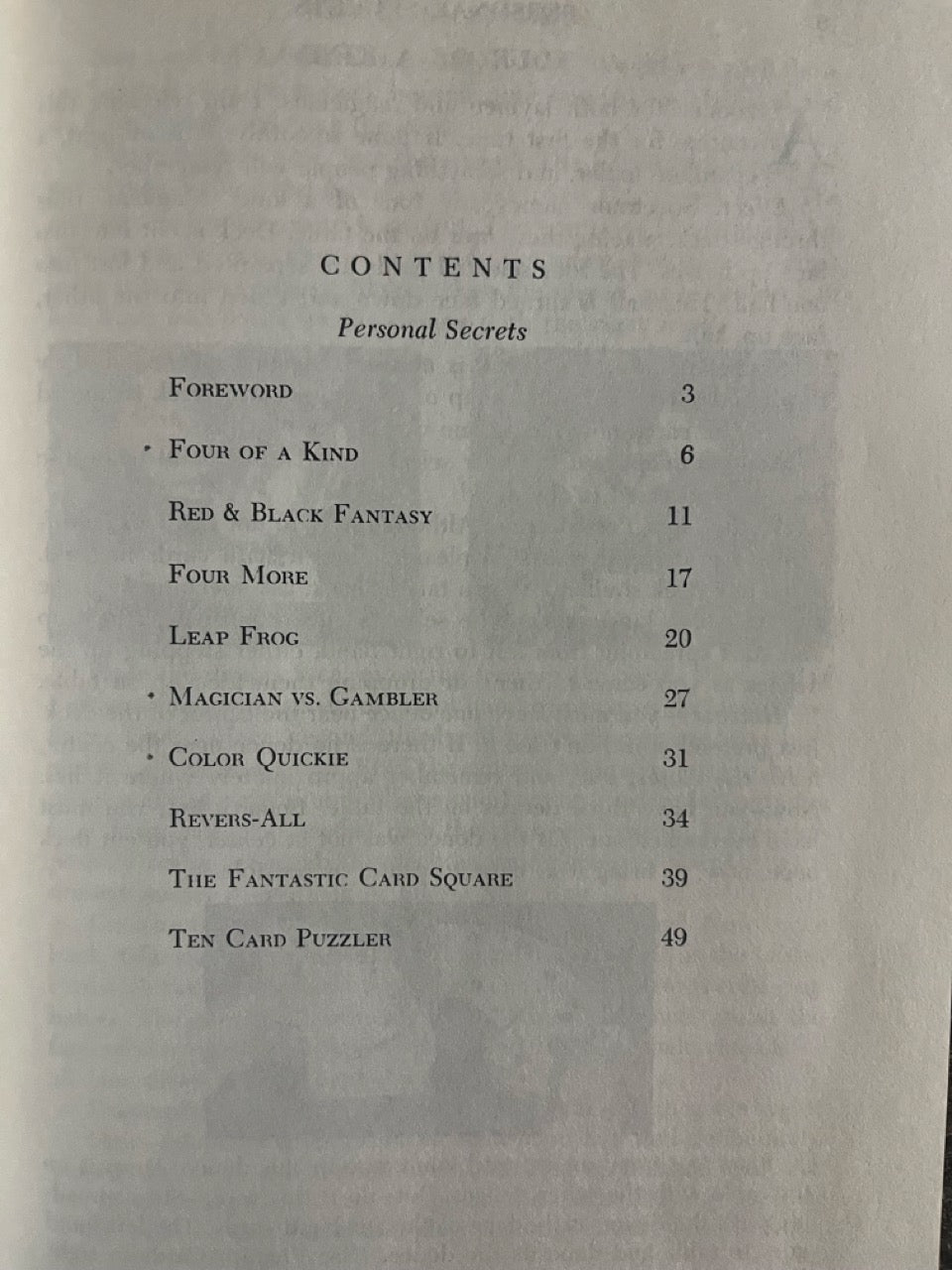 Personal Secrets - Harry Lorayne