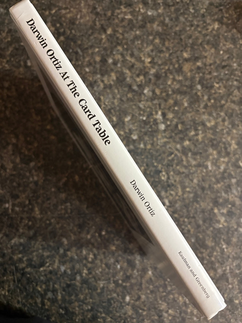 At The Card Table - Darwin Ortiz - FIRST edition