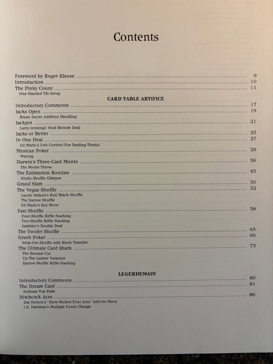 At The Card Table - Darwin Ortiz - FIRST edition