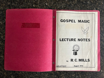 R.C. Mills - 2 Sets of Gospel Magic Notes