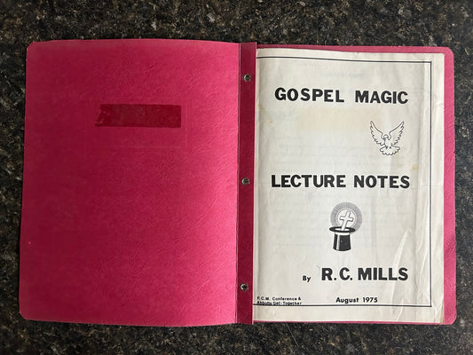 R.C. Mills - 2 Sets of Gospel Magic Notes