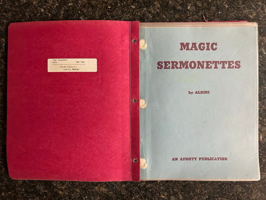 Magic Sermonettes - Aldini (Folder Binding)