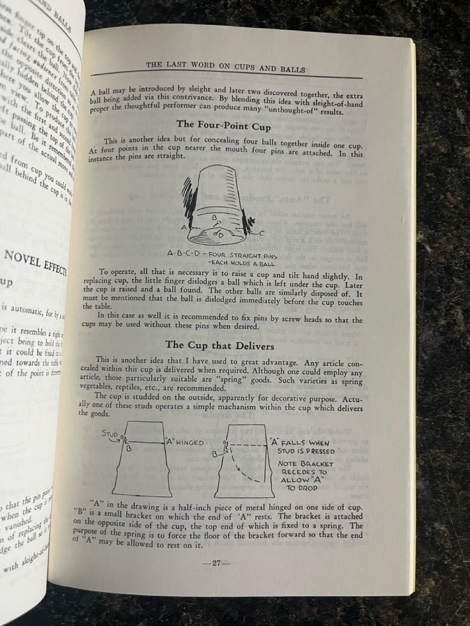 The Last Word on Cups and Balls - Eddie Joseph (Booklet)