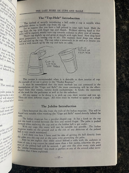 The Last Word on Cups and Balls - Eddie Joseph (Booklet)