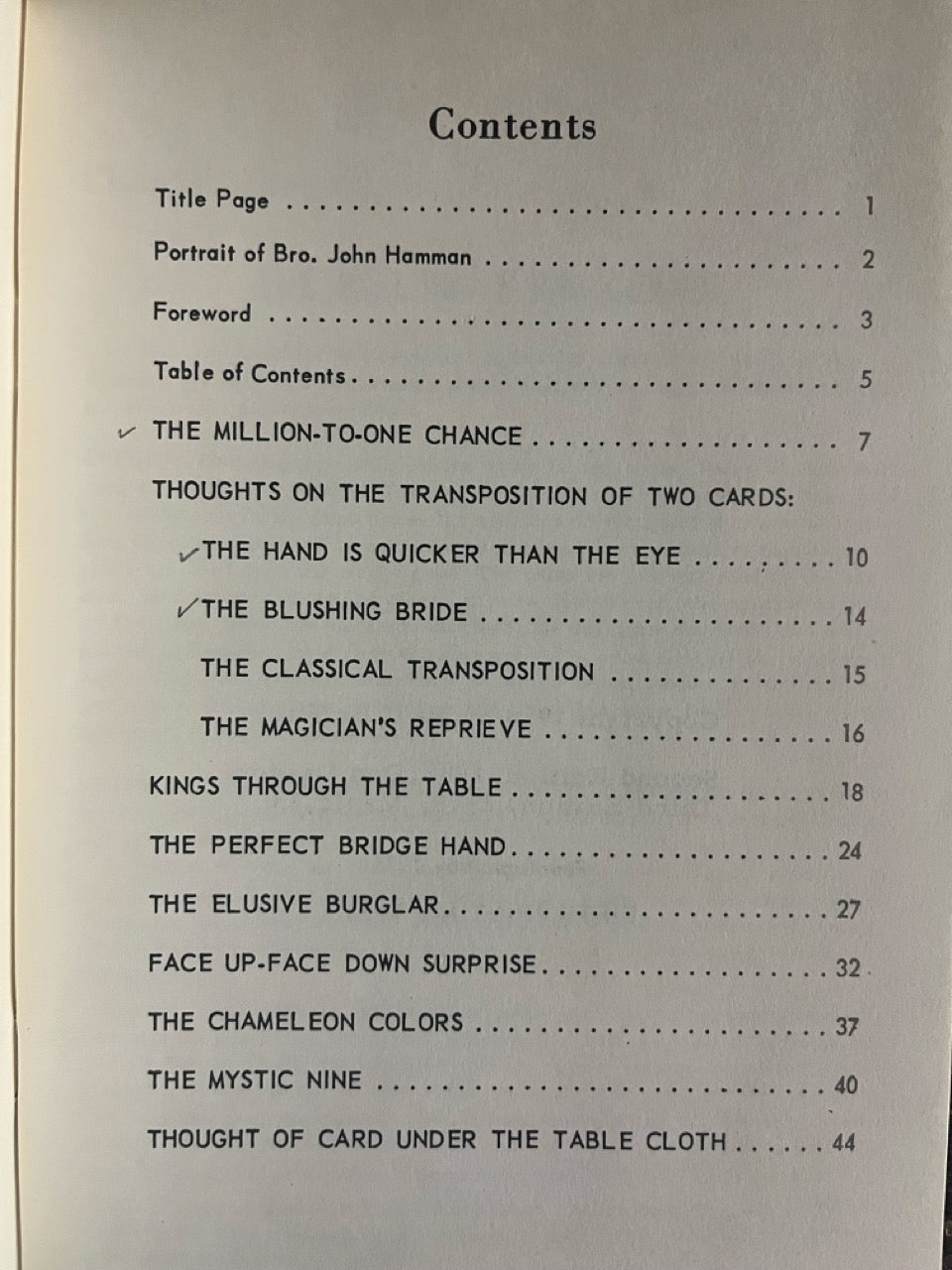 The Card Magic of Bro. John Hamman - Paul LePaul