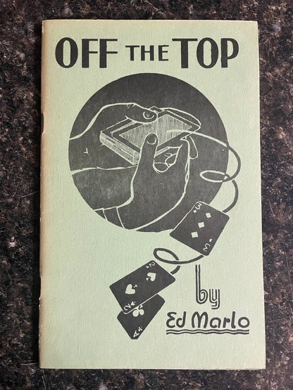 Off the Top -  Ed Marlo (Used copy)