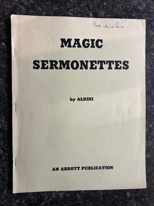 Magic Sermonettes - Aldini