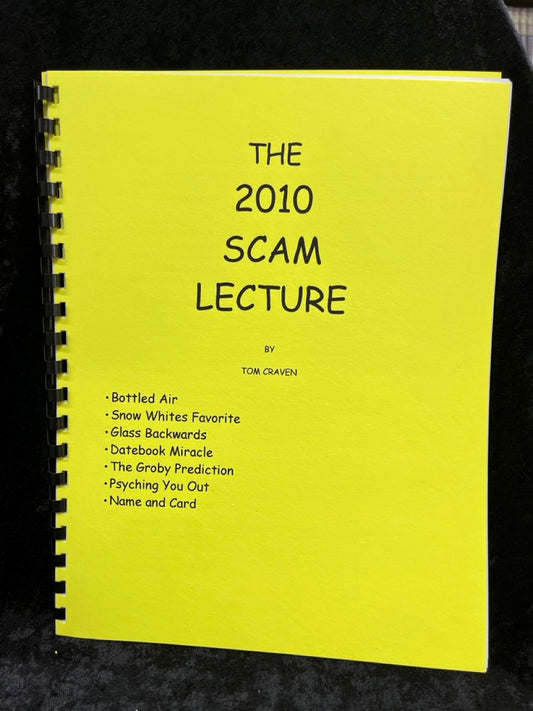 The 2010 SCAM Lecture Notes - Tom Craven