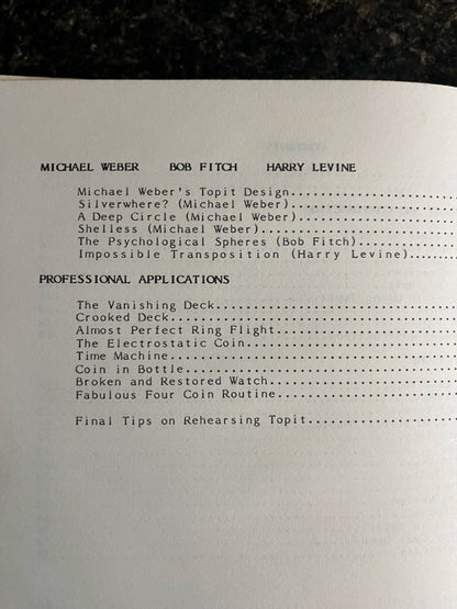 The Topit Book - Michael Ammar