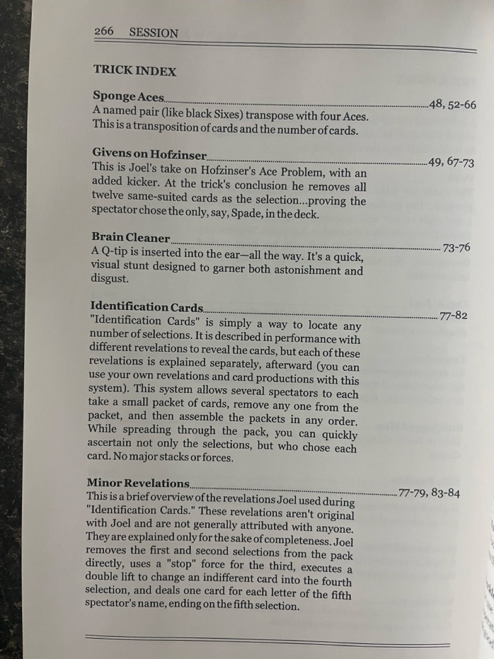 Session: The Magic of Joel Givens - Joshua Jay (used)