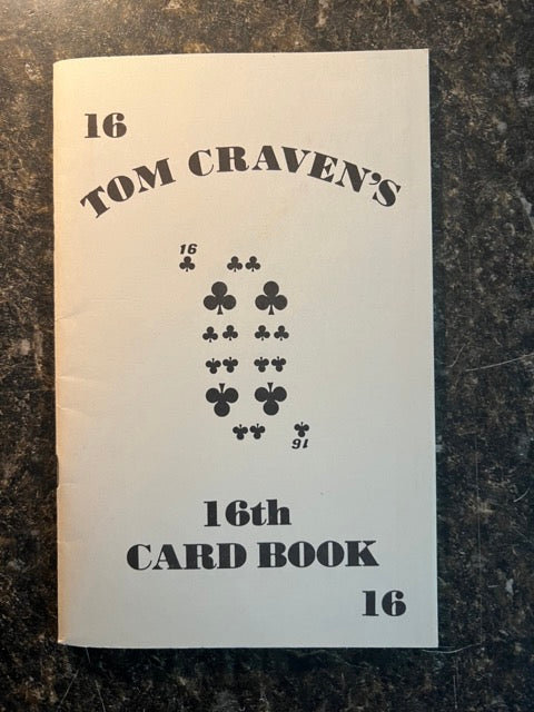 Tom Craven's 16th Card Book - Tom Craven