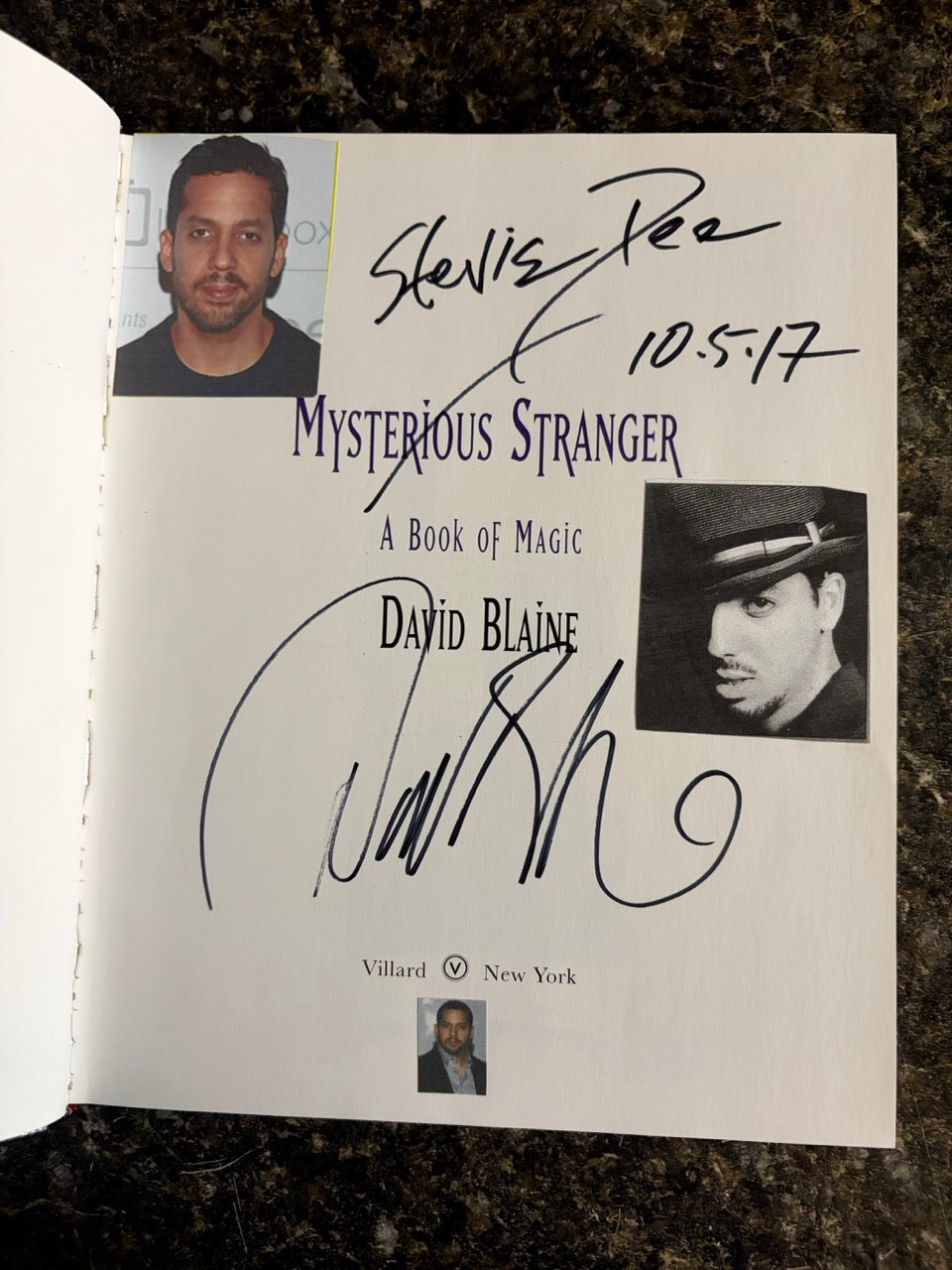 Mysterious Stranger - David Blaine - SIGNED