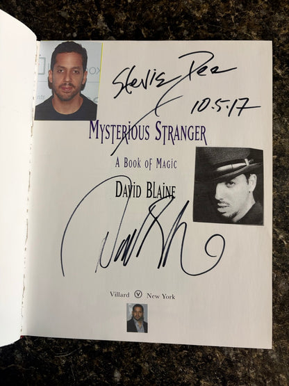 Mysterious Stranger - David Blaine - SIGNED