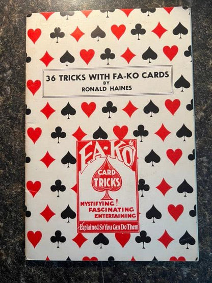 36 Tricks with Fa-Ko Cards - Ronald Haines