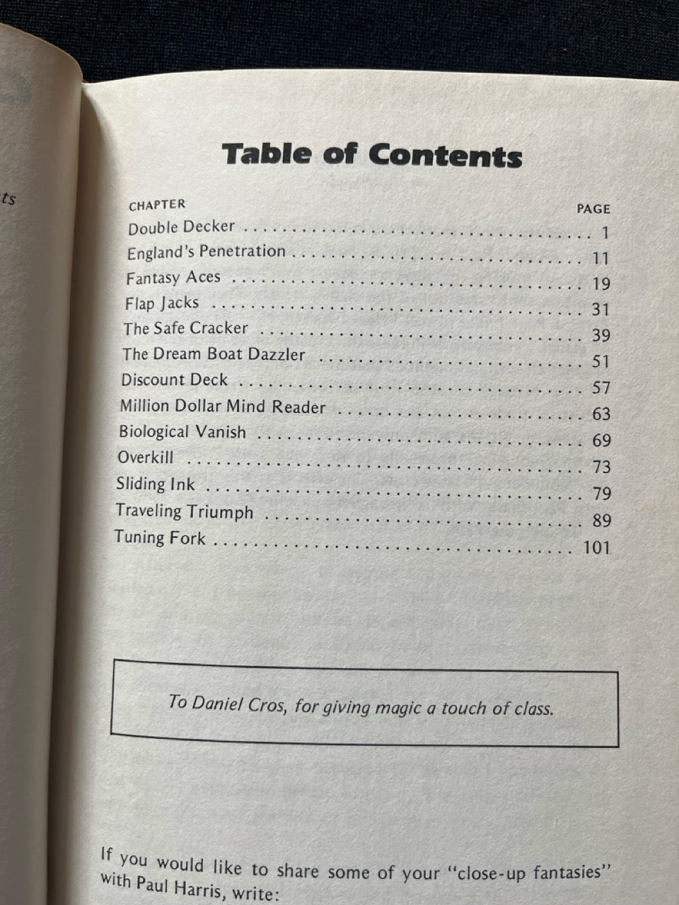 Close-Up Fantasies Set, Books 1 & 2 - Paul Harris