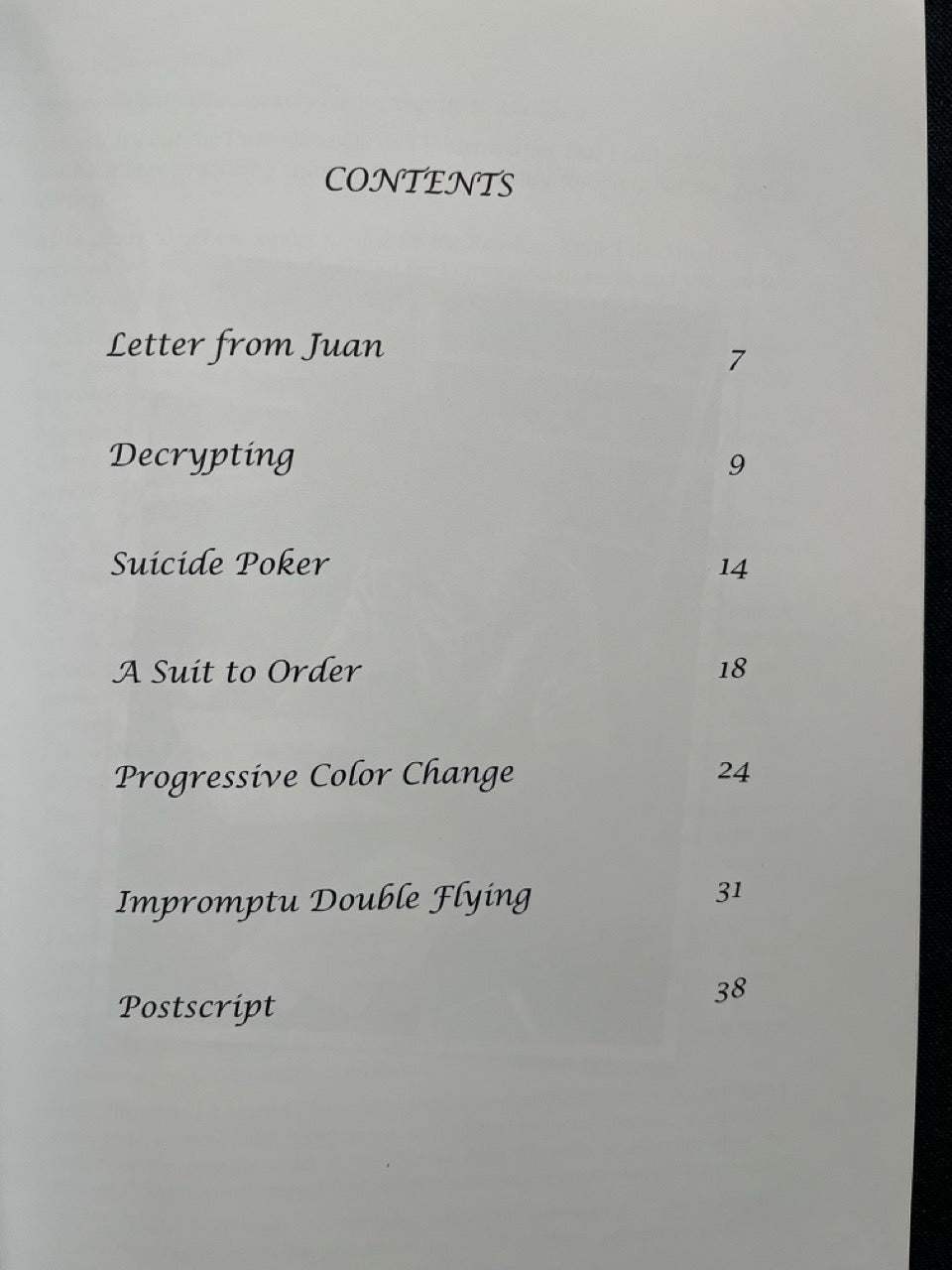 Letters from Juan, Vol.2 - Juan Tamariz