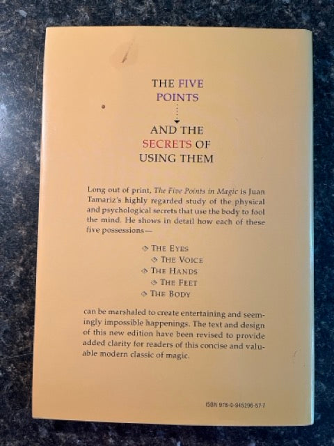 The Five Points in Magic - Juan Tamariz (LIKE NEW, 1st ed.)