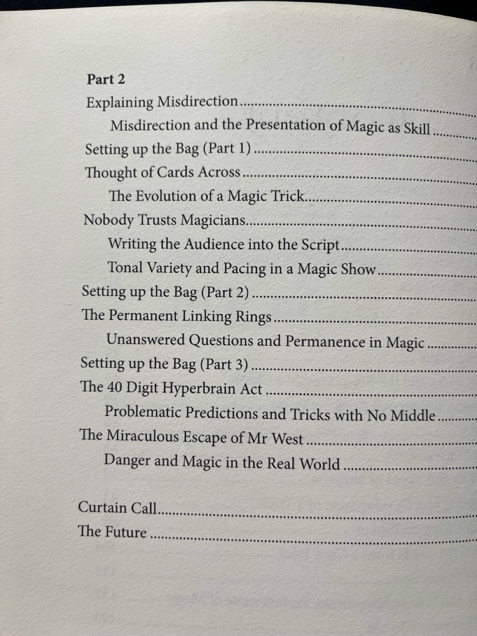 Parlour Tricks - Rhys Morgan & Robert West - SIGNED