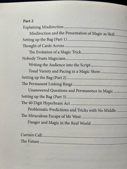 Parlour Tricks - Rhys Morgan & Robert West - SIGNED