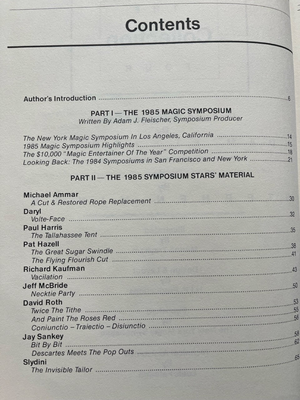 The New York Magic Symposium Collection 4 - Stephen Minch