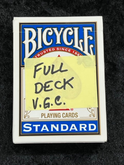 Complete Bicycle Decks (Opened, but complete)(Tom Craven estate)