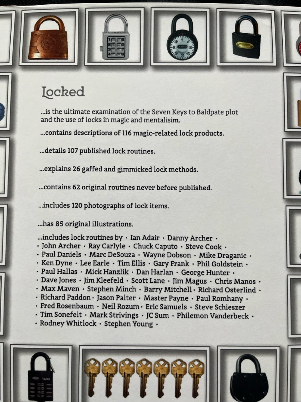 Locked - Jim Kleefeld - SIGNED