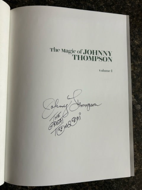 The Magic of Johnny Thompson (2 Volume Set) - FIRST EDITION, SIGNED