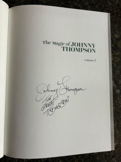 The Magic of Johnny Thompson (2 Volume Set) - FIRST EDITION, SIGNED
