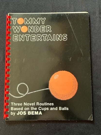 Tommy Wonder Entertains - Jos Bema - SIGNED