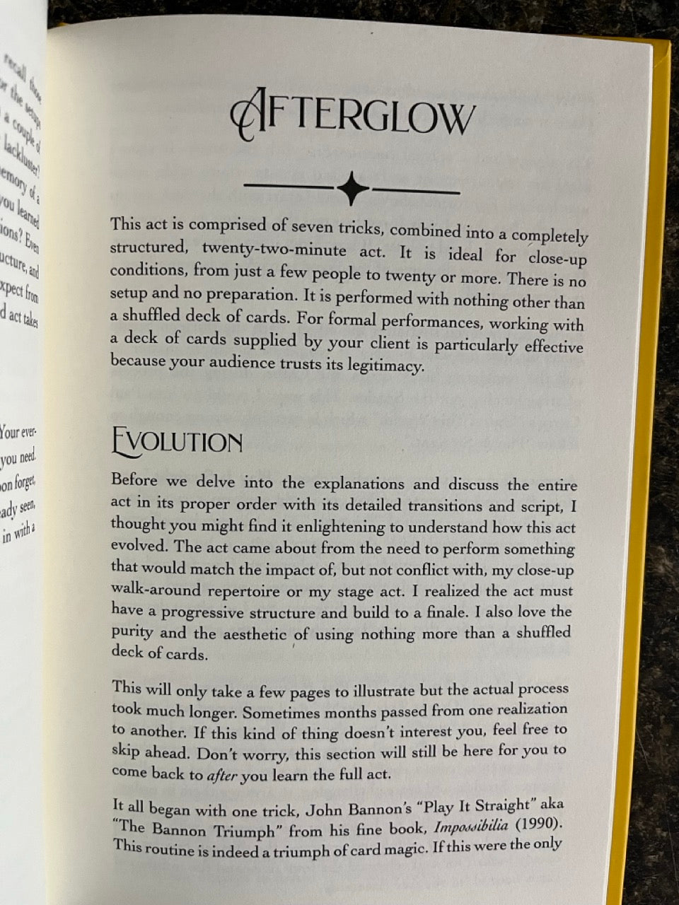 Afterglow: The Anytime Act - John Graham