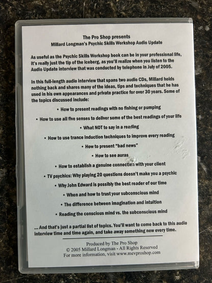 Psychic SkillsWorkshop Audio Update - Millard Longman (CDs)