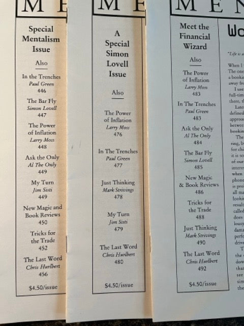The Magic Menu (5 issues) - Jim Sisti