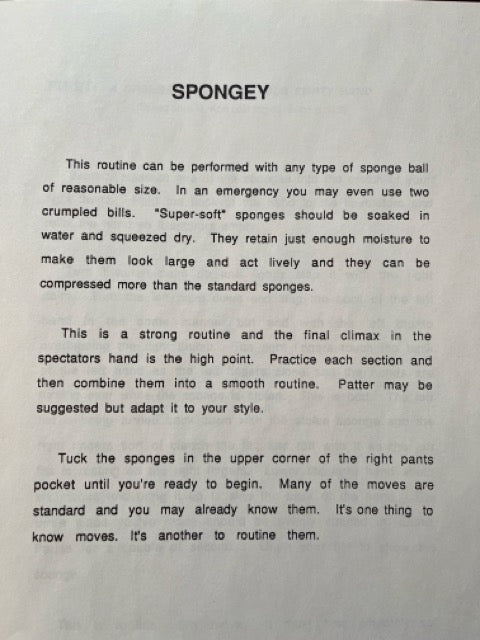 Spongey - Ray Grismer