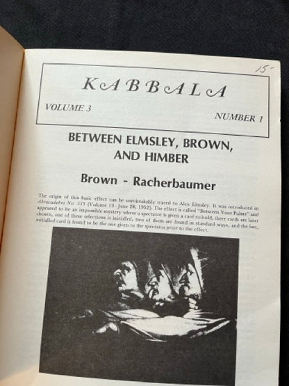 Kabbala Vol.3 - Jon Racherbaumer (Copy 2)