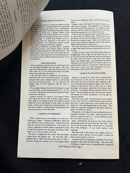 Scams, Swindlers & Cheats (International Gaming Business Exposition 1994) - Geno Munari