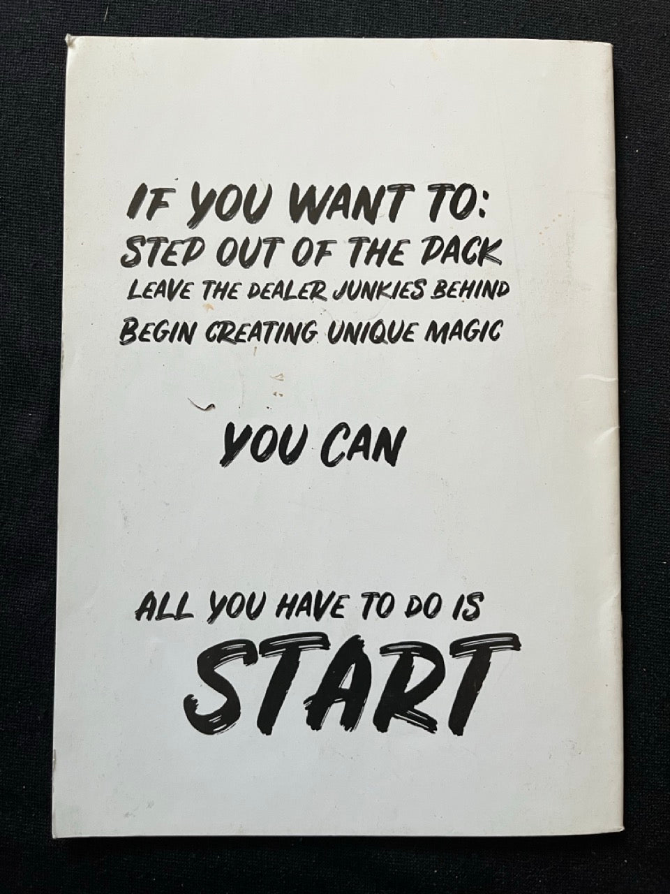 Start: A Creativity Notebook- Anton