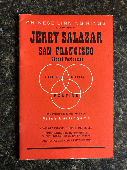 Jerry Salazar Three Ring Routine - Price Burlingame