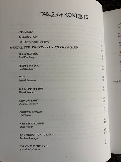 Mental Epic Compendium - Paul Romhany