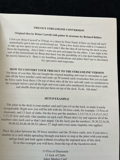 Brian Caswells Trilogy Streamline