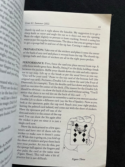 The Magic Menu (Issue 63)- Jim Sisti