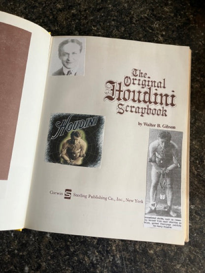 The Original Houdini Scrapbook - Walter B. Gibson (HC or pb)