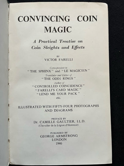 Convincing Coin Magic - Victor Farelli