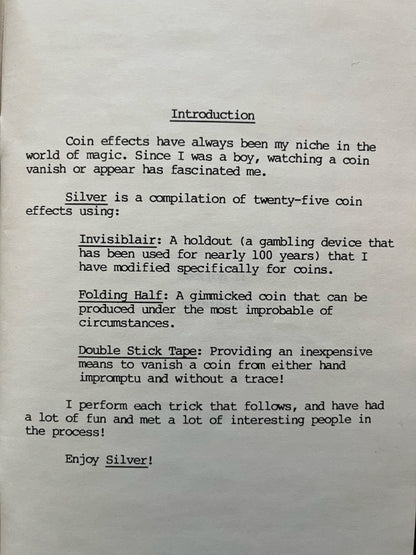 Silver + Invisiblair - Michael P. Lair