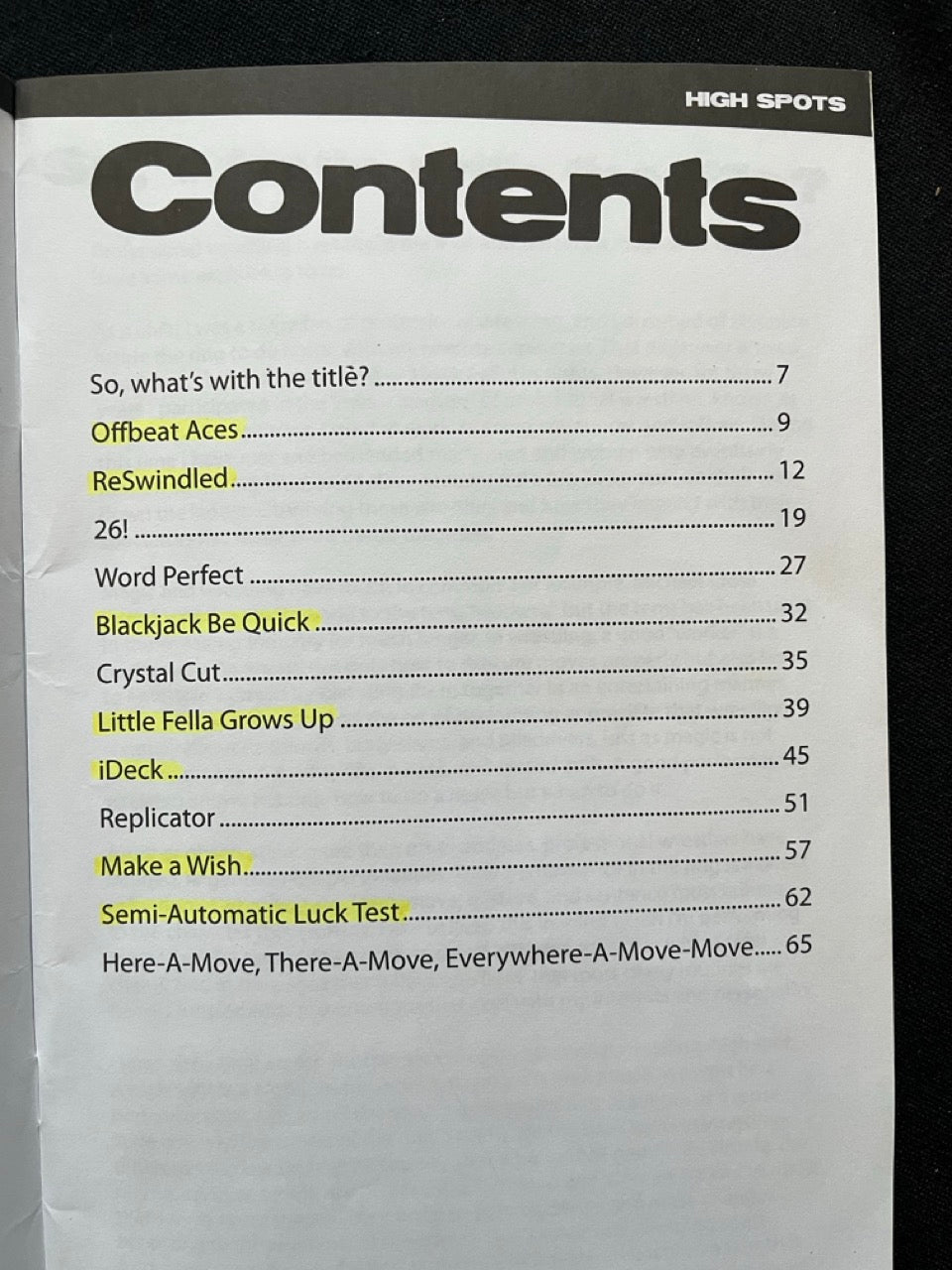 High Spots: The Knockout Magic of Caleb Wiles (Used)